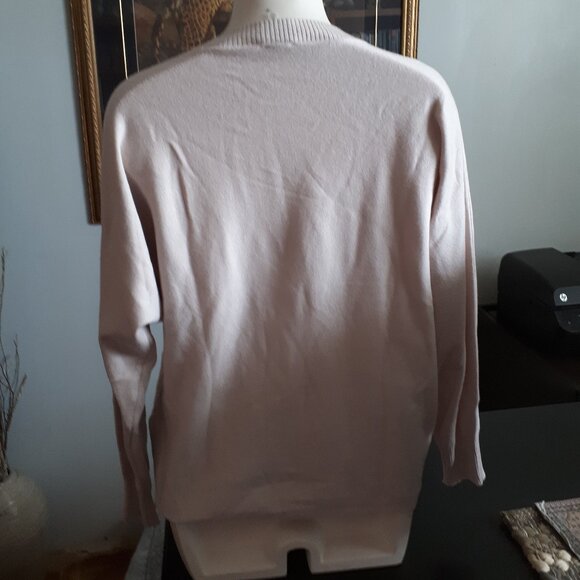 Sweater - Beige with bright yellow suns - Sz. Medium - Picture 4 of 4